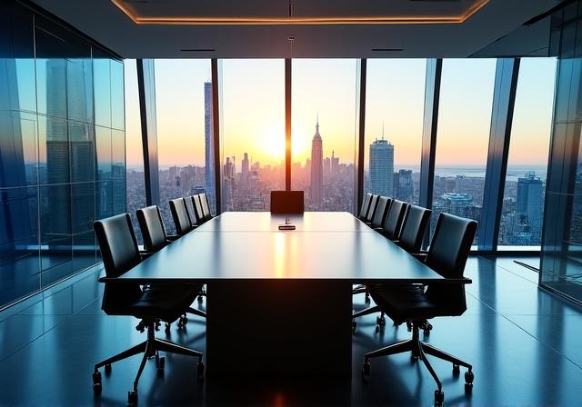 Modern professional consulting office in New York